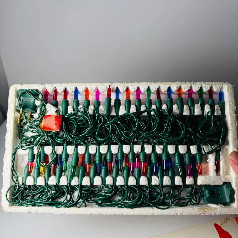 Vintage Noma 50 Lite Set String -To -String Multi-Color Indoor/Outdoor NOS 1 Out
